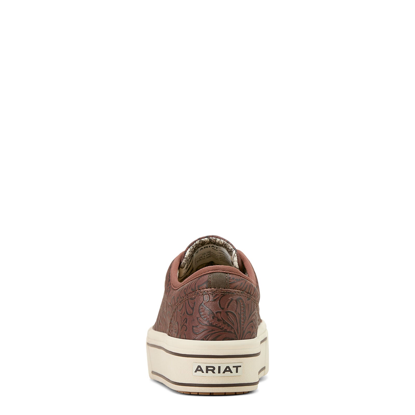 Ariat Womens Skylar Shoes (10061258) Brown Floral Emboss