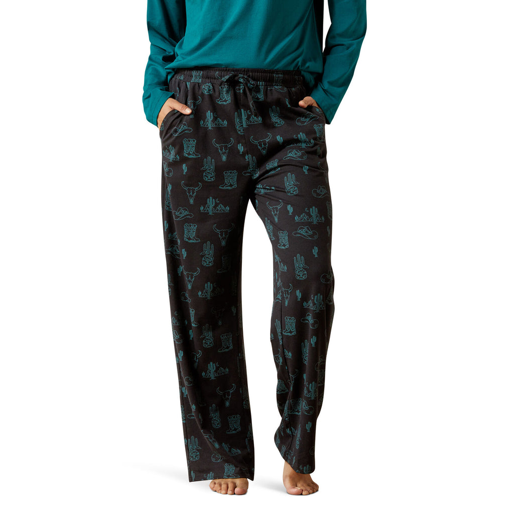 Ariat Womens Dreams Pyjama Set (10065826) Deserted Print