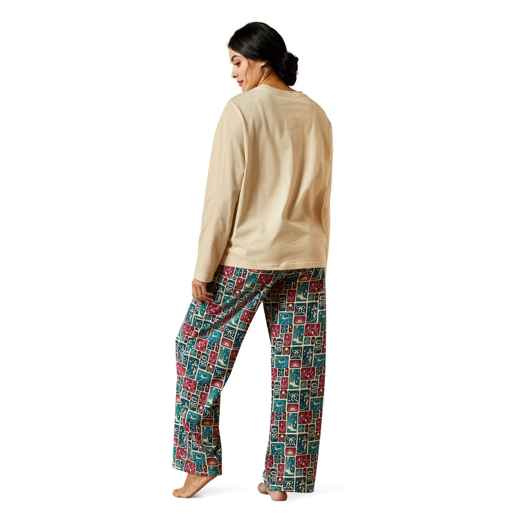 Ariat Womens Dreams Pyjama Set (10065825) Western Blocks