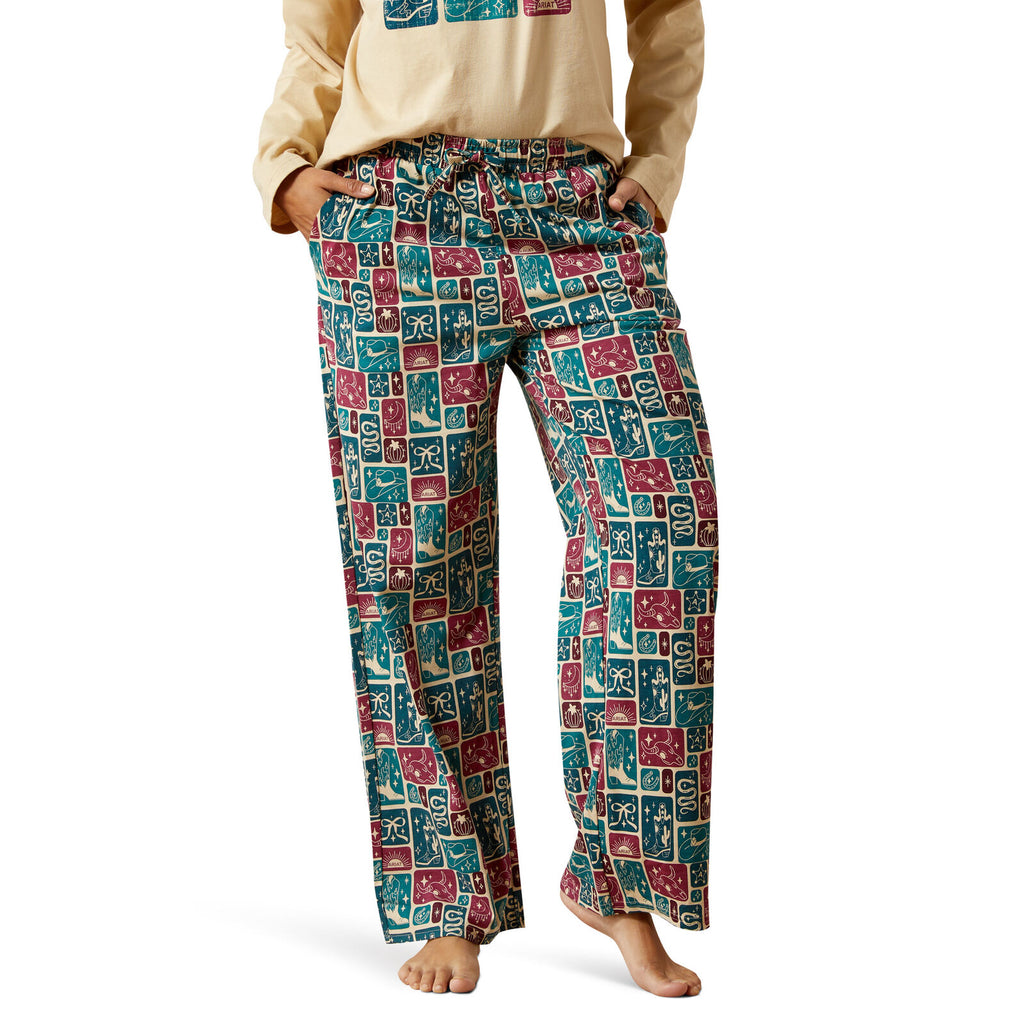 Ariat Womens Dreams Pyjama Set (10065825) Western Blocks