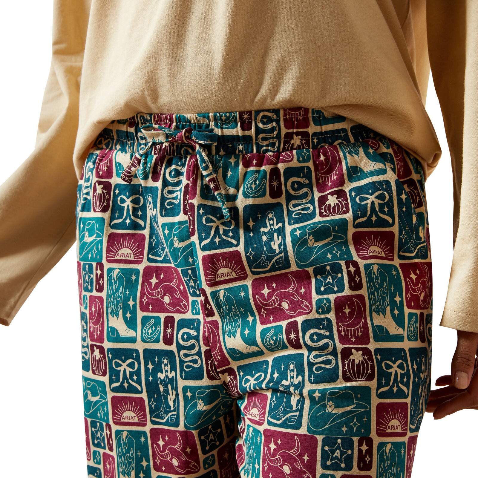 Ariat Womens Dreams Pyjama Set (10065825) Western Blocks