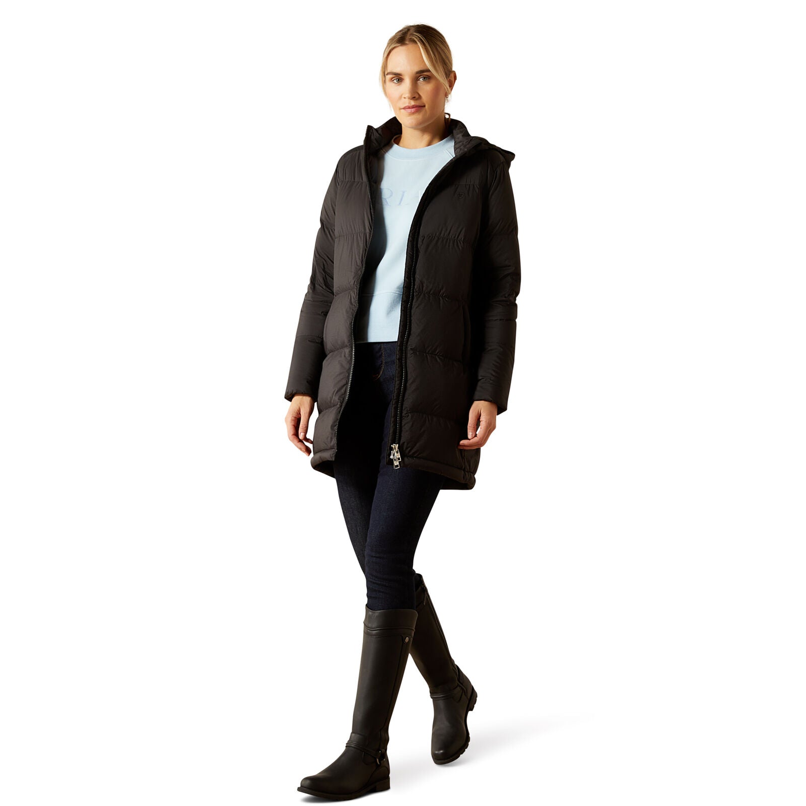 Ariat Womens Ultrapuff Down Coat (10062378) Black