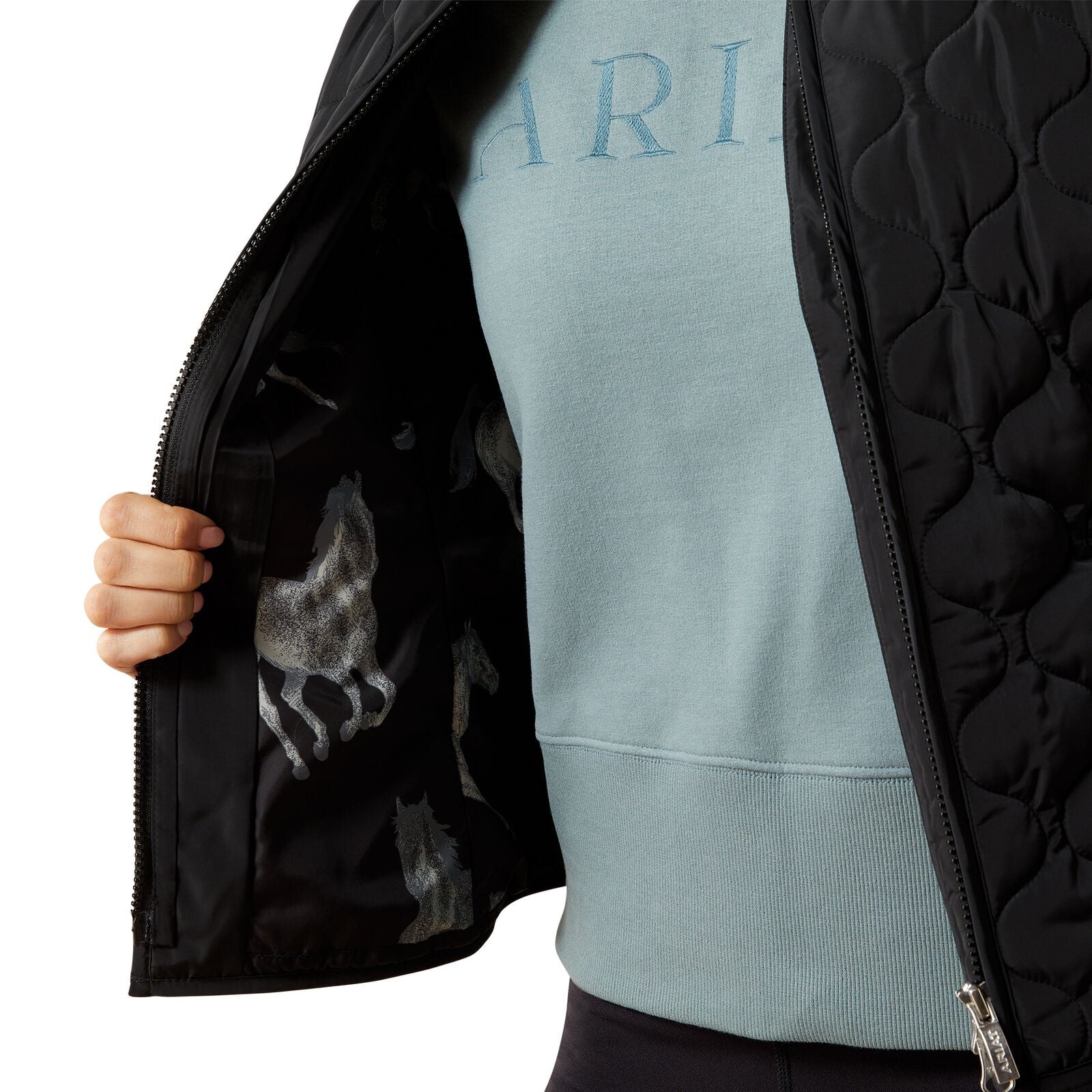 Ariat Womens Ashley 2.0 Insulated Vest (10062645) Black
