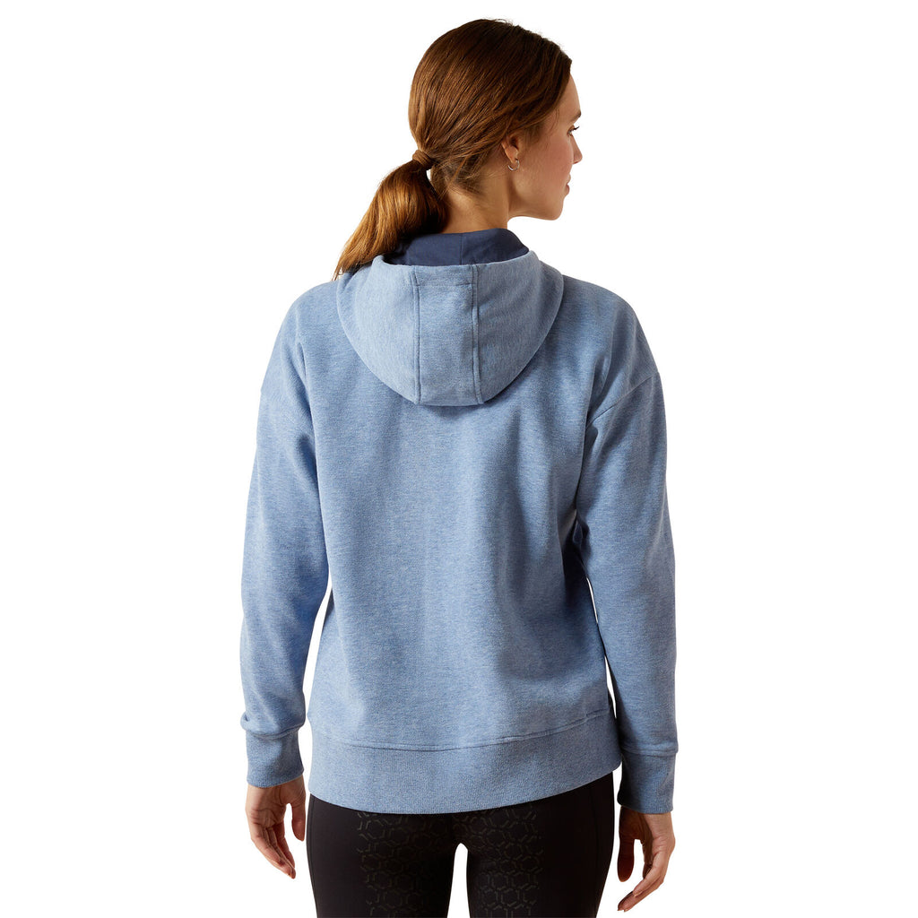 Ariat Womens Rabere 2.0 Hoodie (10062364) China Blue Heather