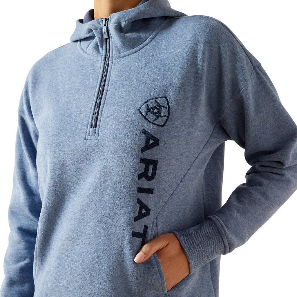 Ariat Womens Rabere 2.0 Hoodie (10062364) China Blue Heather