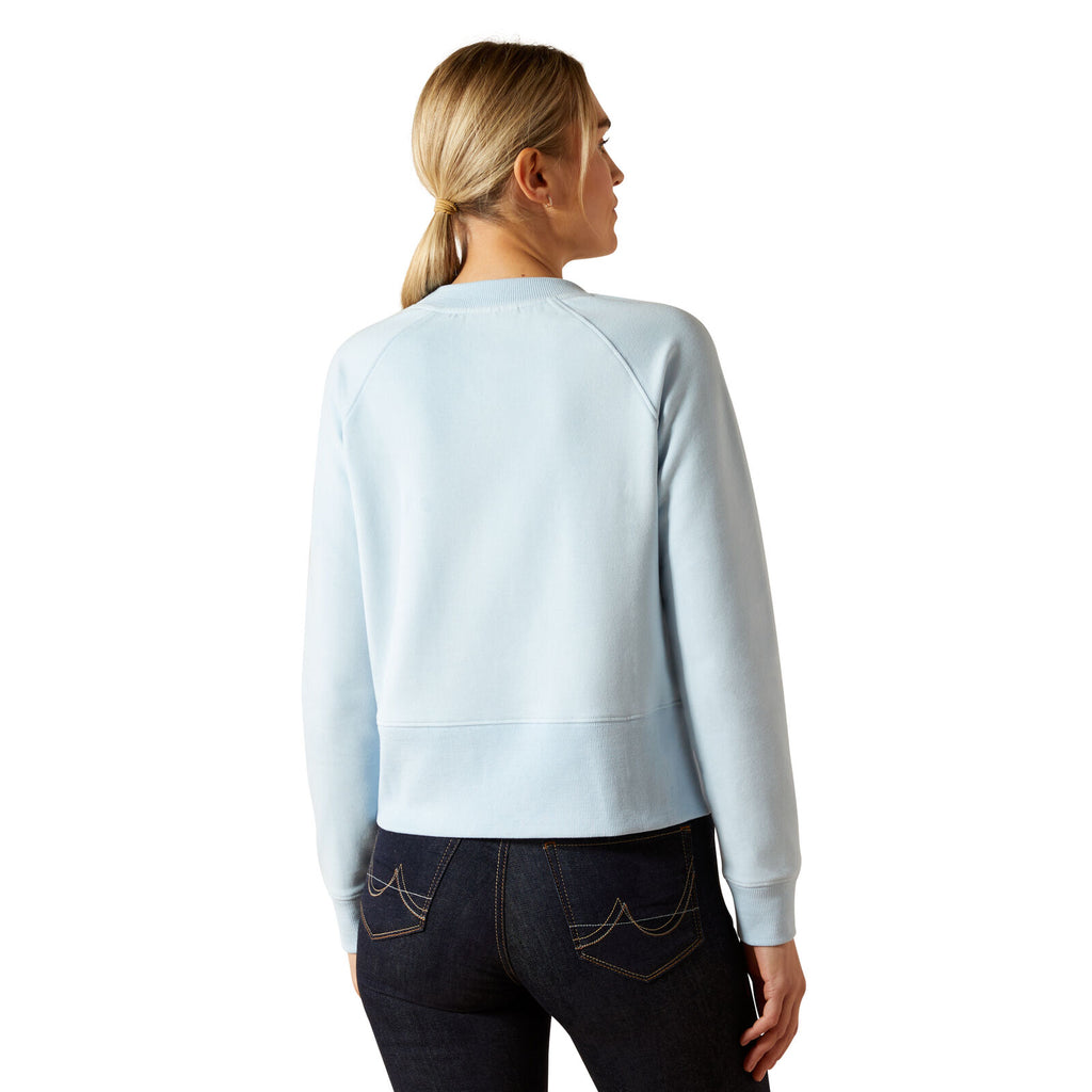 Ariat Womens Martine Sweatshirt (10062861) Skyway