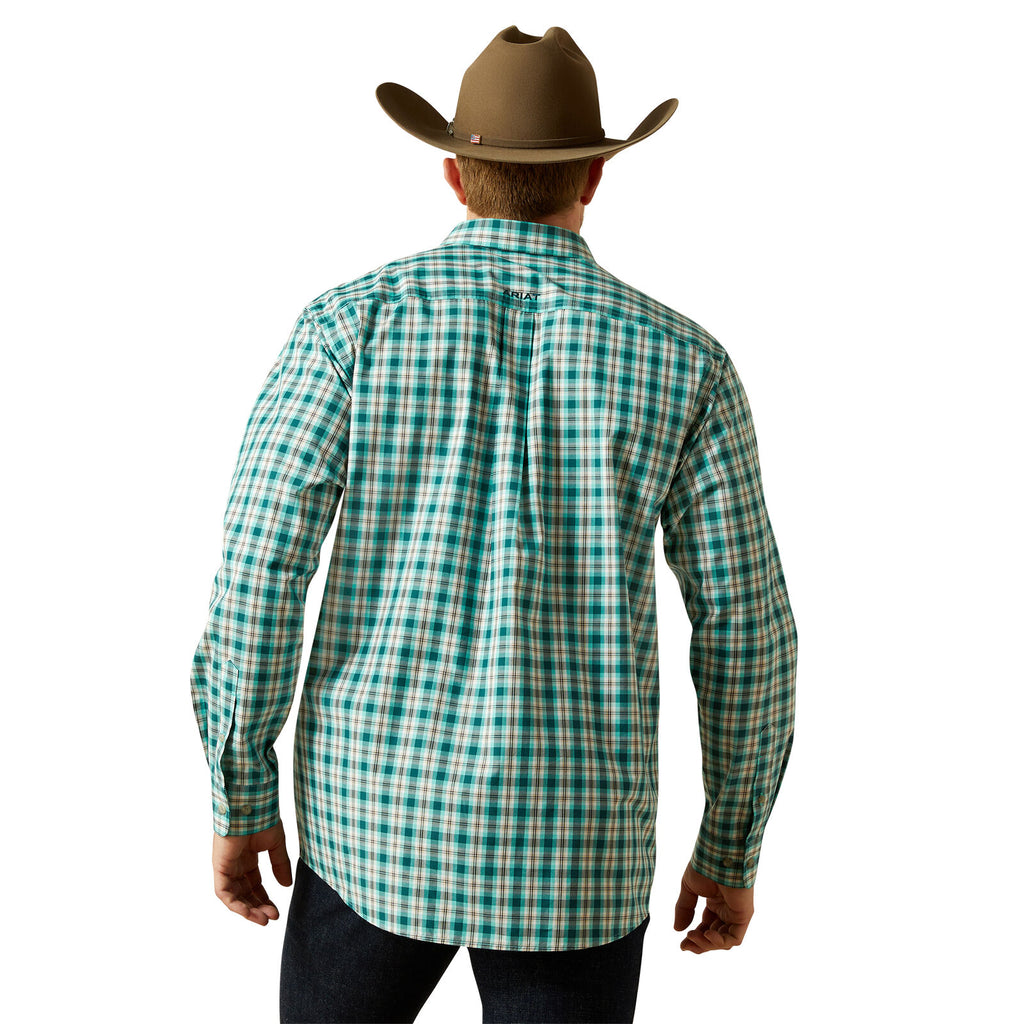 Ariat Mens Pro Series Brayden L/S Shirt (10062172) Teal