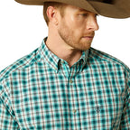 Ariat Mens Pro Series Brayden L/S Shirt (10062172) Teal