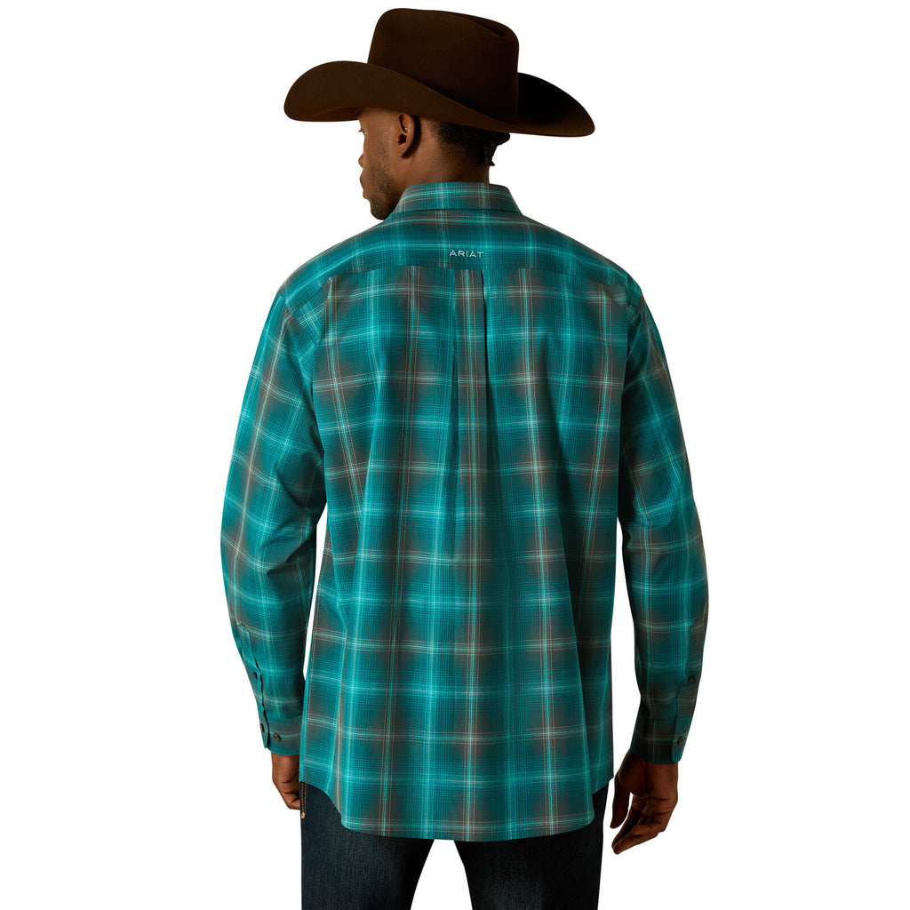 Ariat Mens Pro Series Bear L/S Shirt (10062177) Dark Teal