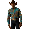 Ariat Mens Pro Series Bowie Fitted L/S Shirt (10062178) Dark Teal