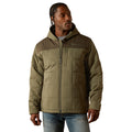 Ariat Mens Crius Hooded Insulated Jacket (10062677) Green/Dark Green