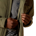 Ariat Mens Crius Hooded Insulated Jacket (10062677) Green/Dark Green