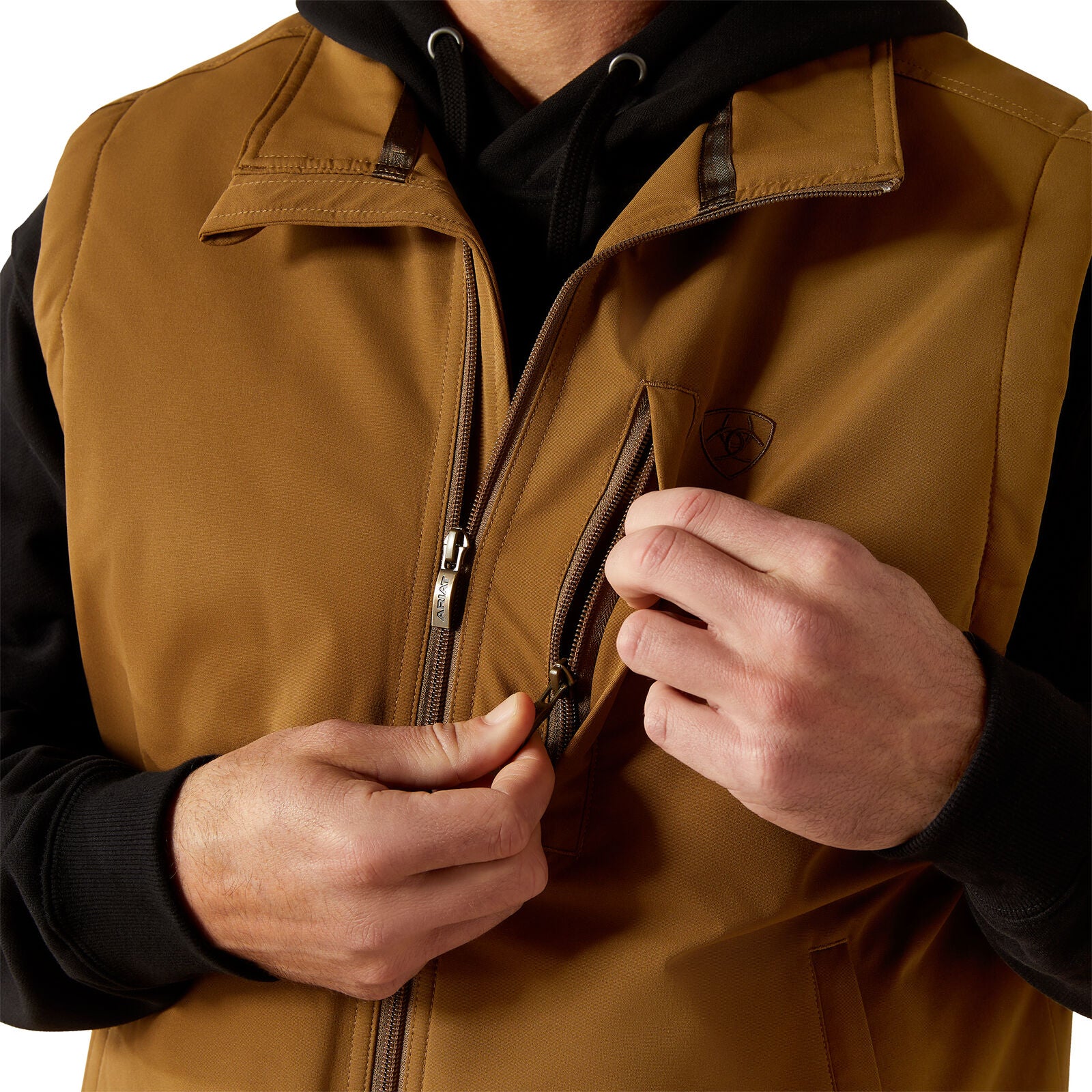Ariat Mens Field Insulated Vest (10062516) Khaki