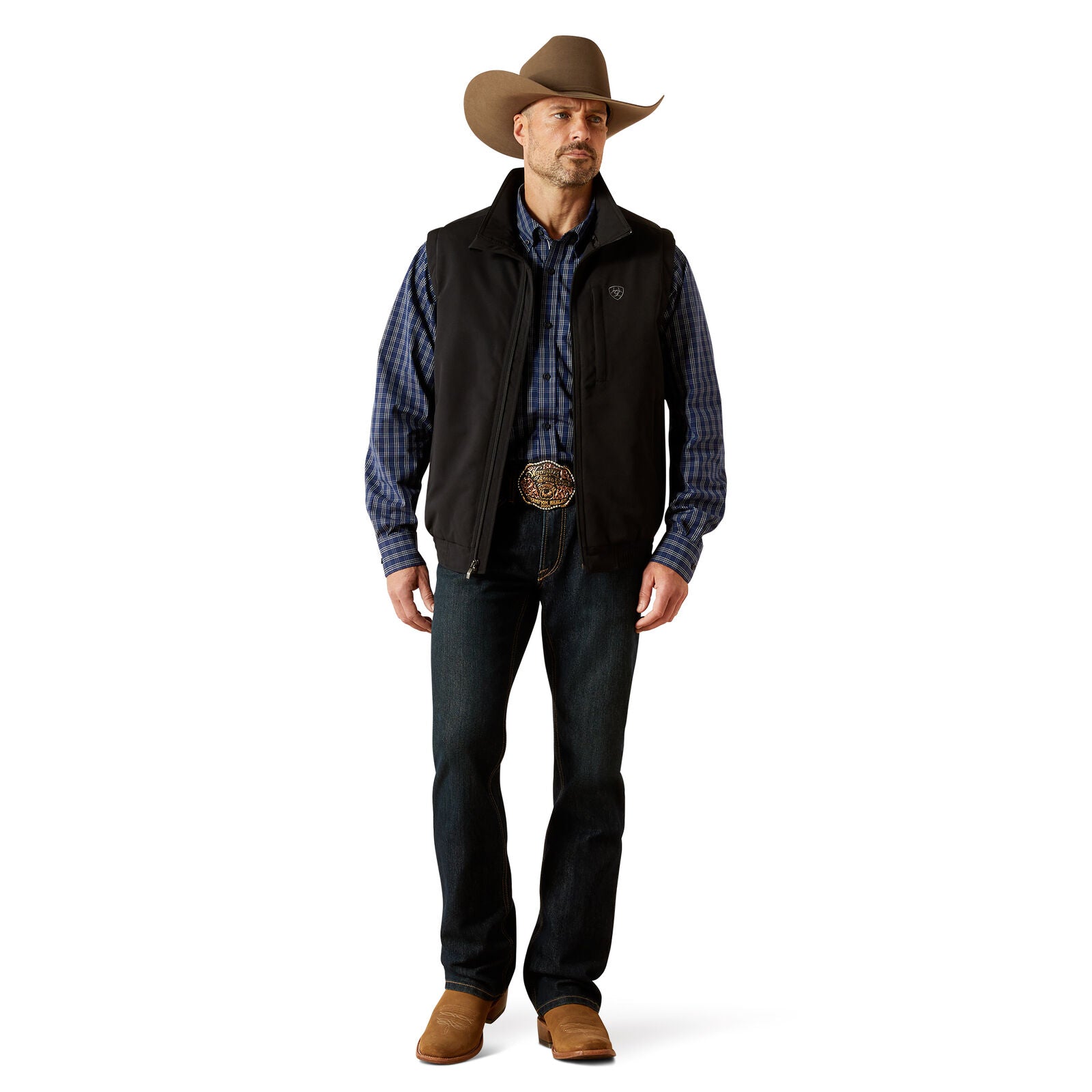 Ariat Mens Field Insulated Vest (10062517) Black