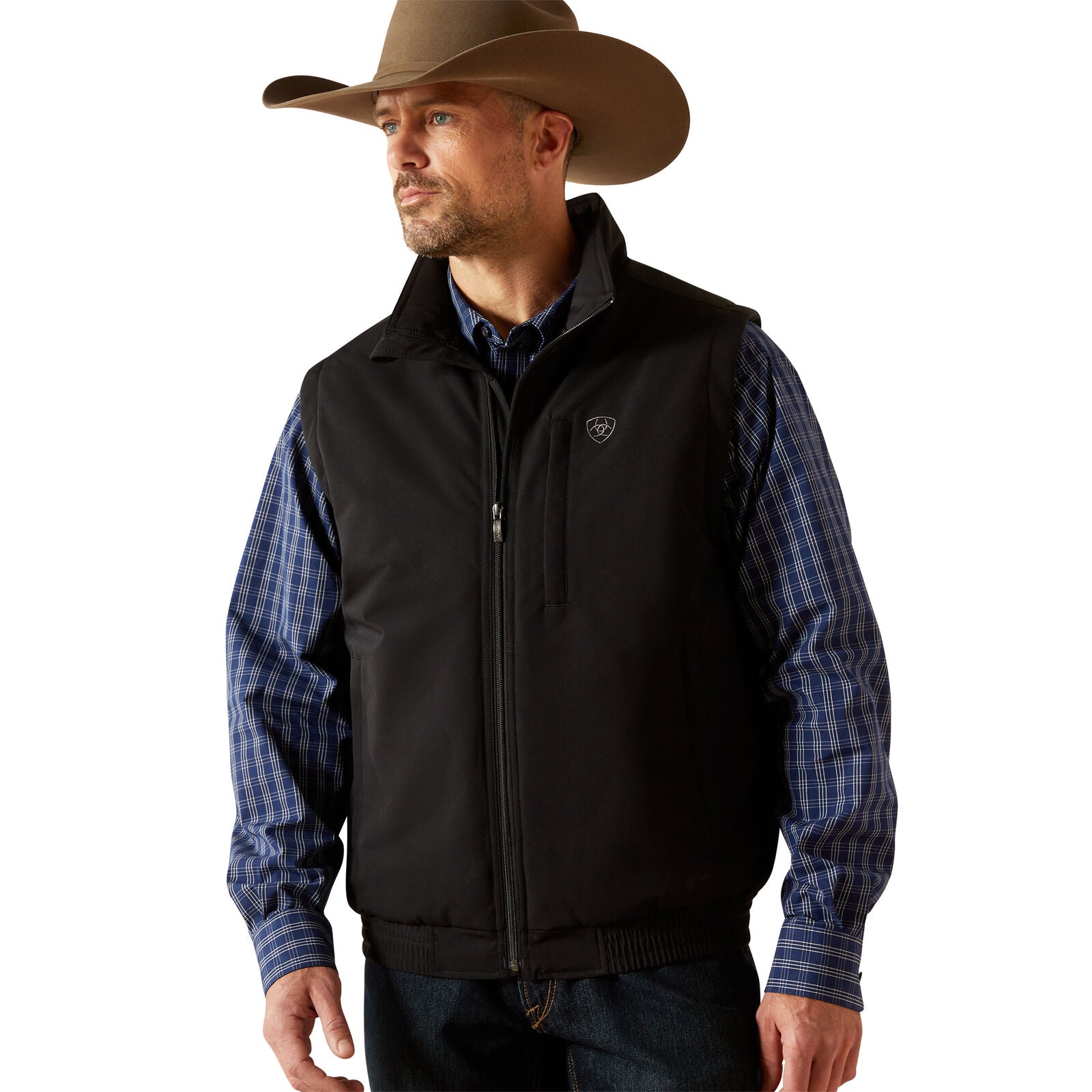 Ariat Mens Field Insulated Vest (10062517) Black