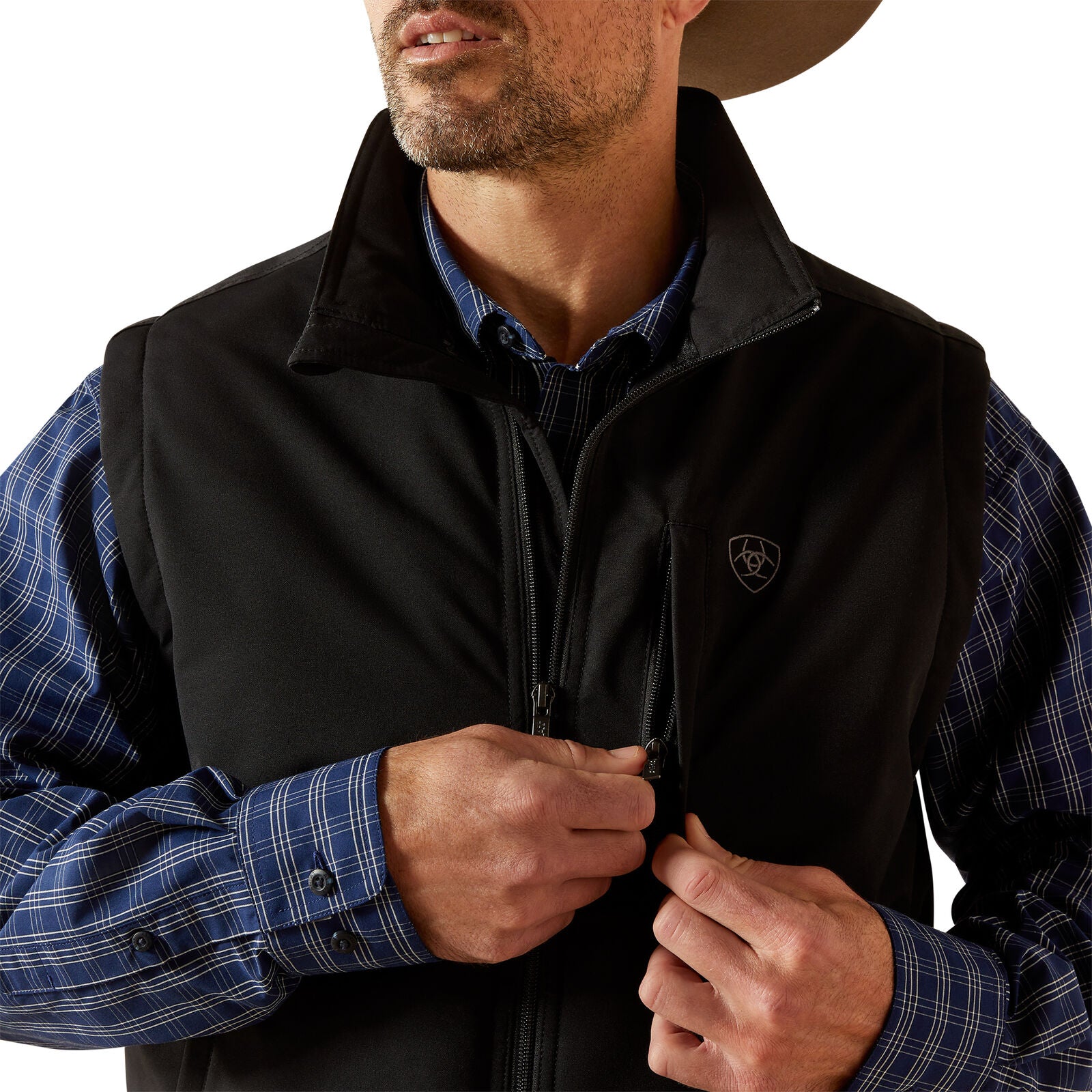 Ariat Mens Field Insulated Vest (10062517) Black