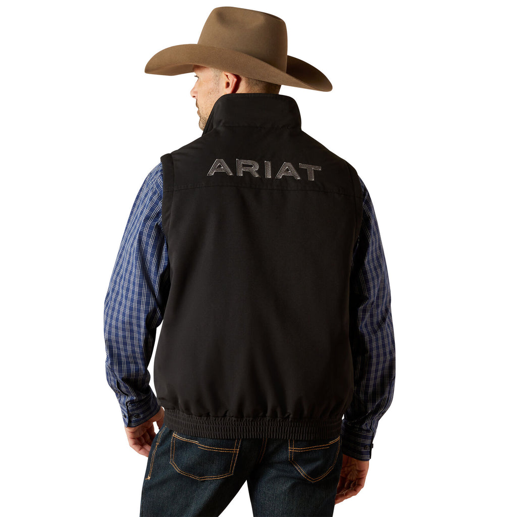 Ariat Mens Field Insulated Vest (10062517) Black