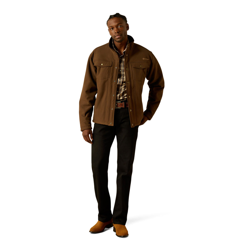 Ariat Mens Vernon Sherpa 2.0 Jacket (10062618) Dark Brown