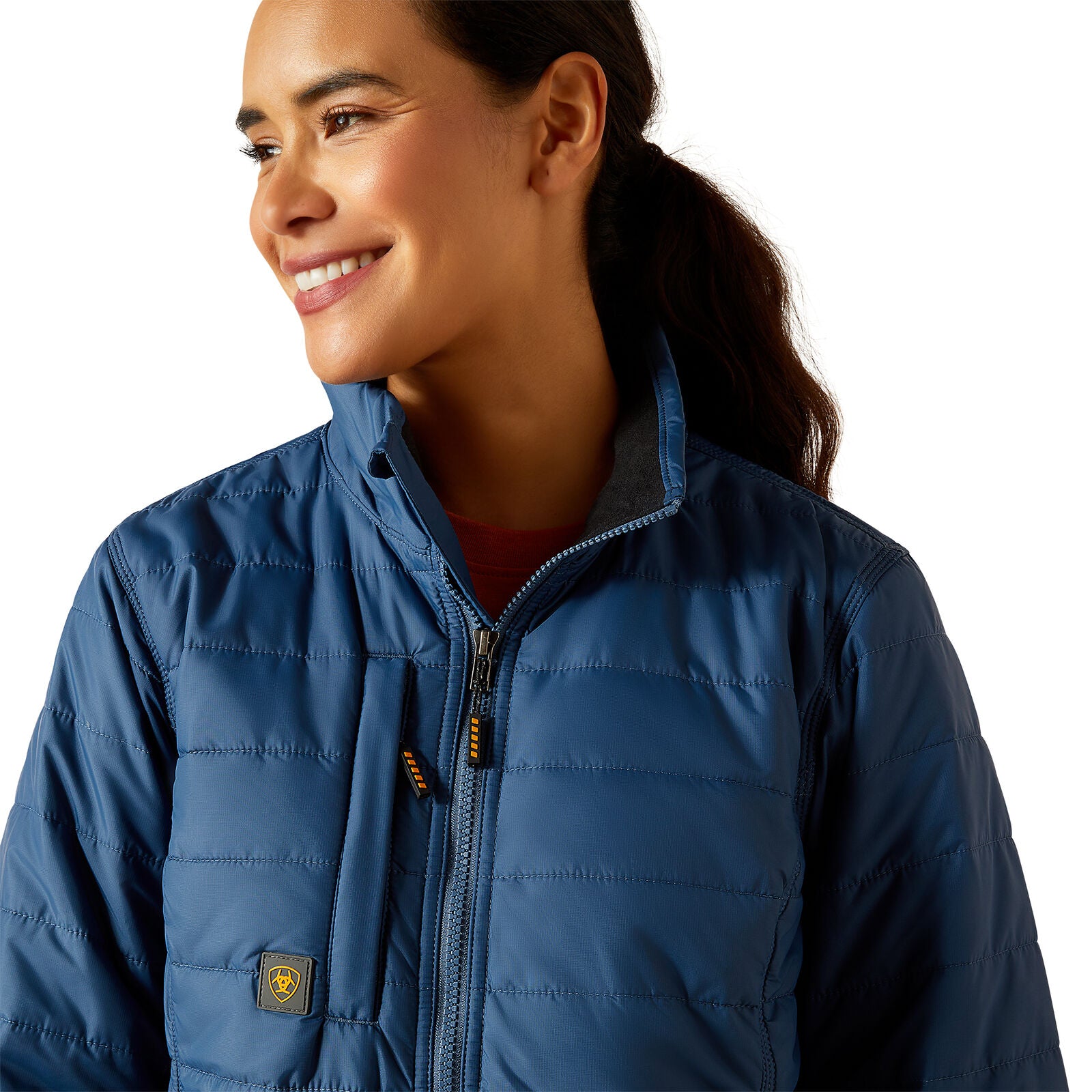 Ariat Womens Rebar Cordura Ripstop Lightweight Insulated Jacket (10062278) Ensign Blue