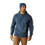 Ariat Mens Rebar Graphic Hoodie (10062528) Orion Blue/Dusty Blue
