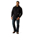Ariat Mens Rebar Workman Bare Knuckle Hoodie (10062715) Black
