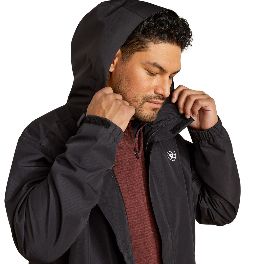 Ariat Mens Rebar Stormshell H2O Jacket (10062664) Black