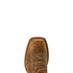 Ariat Mens Cowhand Wide Square Toe Western Boots (10074153) Tan/True Black