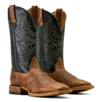 Ariat Mens Cowhand Wide Square Toe Western Boots (10074153) Tan/True Black