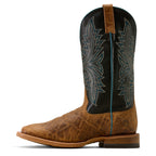 Ariat Mens Cowhand Wide Square Toe Western Boots (10074153) Tan/True Black