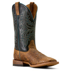 Ariat Mens Cowhand Wide Square Toe Western Boots (10074153) Tan/True Black