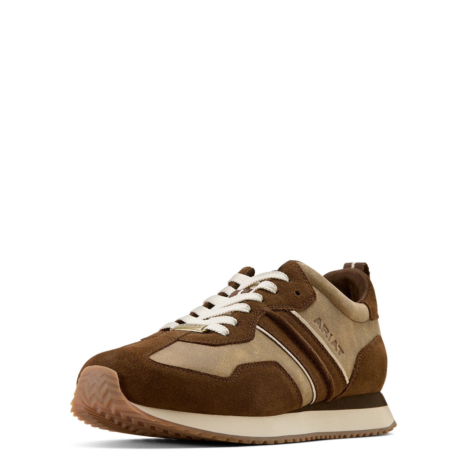 Ariat Mens Ranch Runner Shoes (10074216) Barley/Brown Bomber