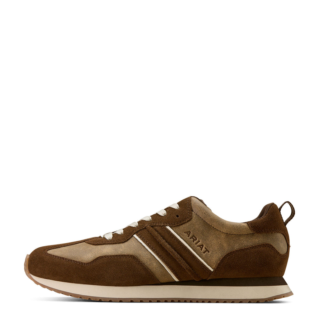 Ariat Mens Ranch Runner Shoes (10074216) Barley/Brown Bomber
