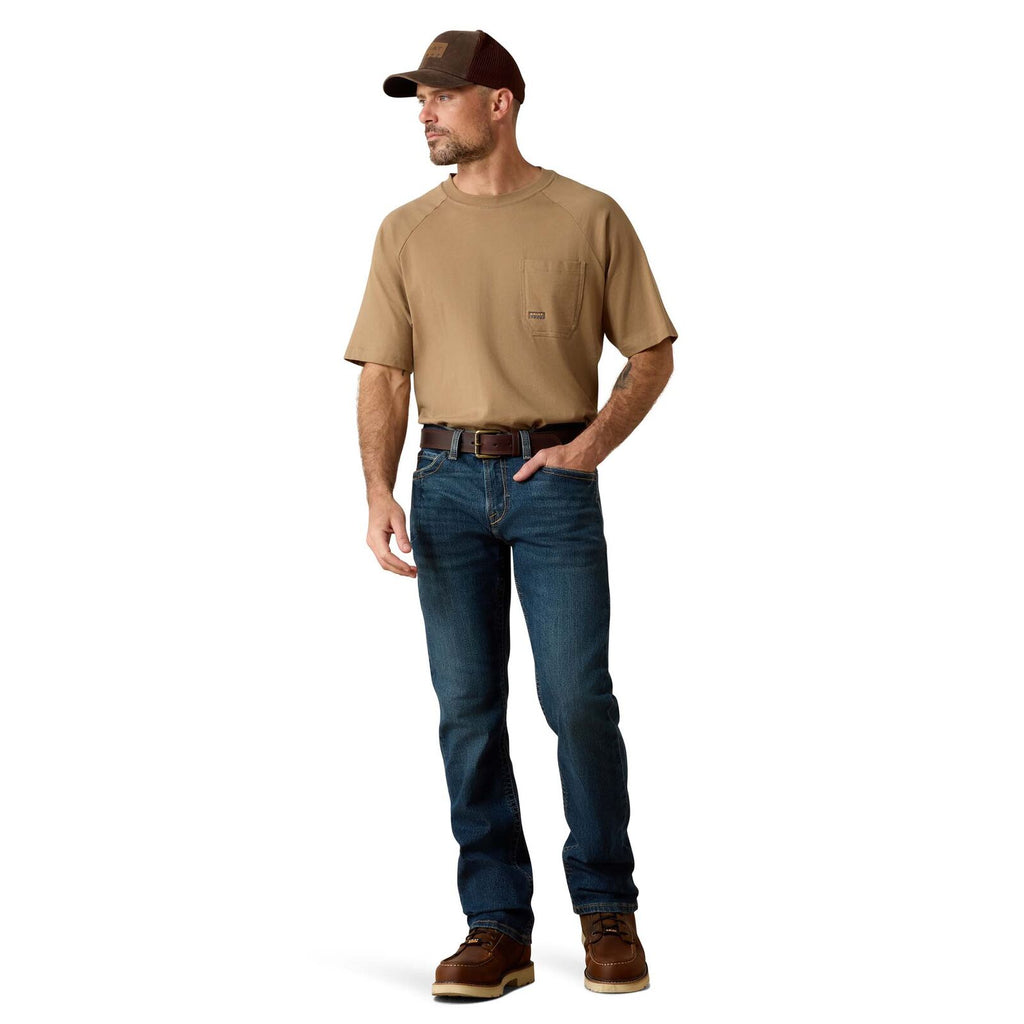 Ariat Mens Rebar M7 Durastretch Edge Straight Leg Jeans (10034628) Bodie