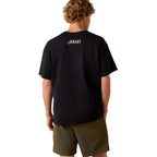 Ariat Mens Wild Life Boxy S/S Tee (10071097) Washed Black