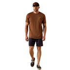 Ariat Mens BBQ Smoke S/S Tee (10071197) Soft Silt