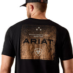 Ariat Mens Boot Leather Patch S/S Tee (10071159) Black