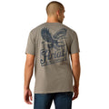 Ariat Mens Paintriot S/S Tee (10071193) Smoked Pearl