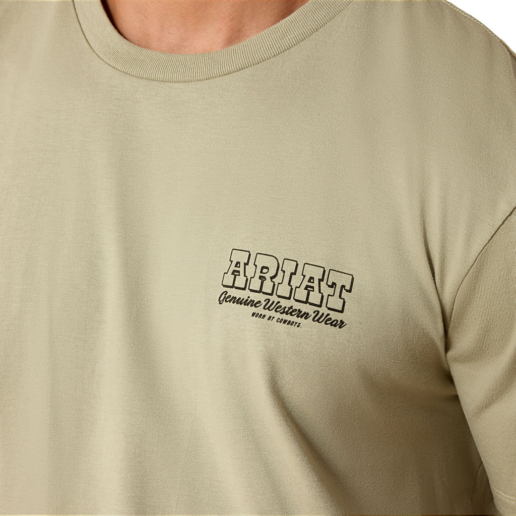 Ariat Mens Porcupine Posse S/S Tee (10071196) Elm