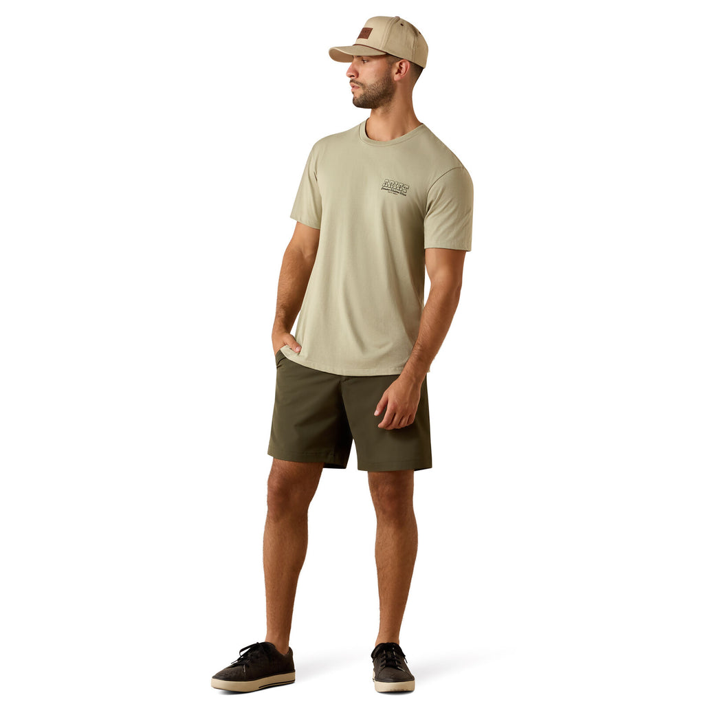 Ariat Mens Porcupine Posse S/S Tee (10071196) Elm