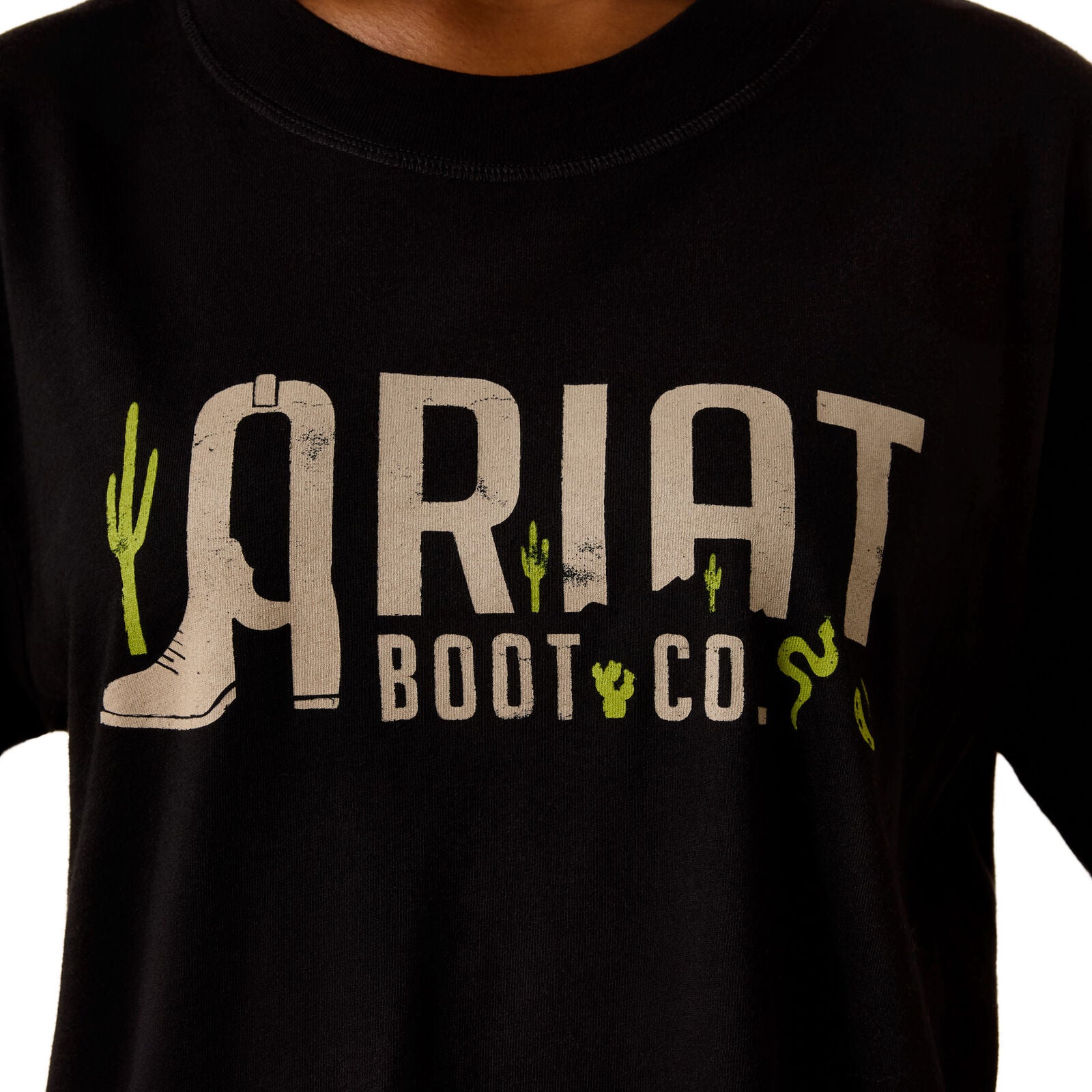 Ariat Womens Boot Logo S/S Tee (10076382) Black