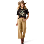 Ariat Womens Cacti Cowboy Hat S/S Tee (10071669) Black
