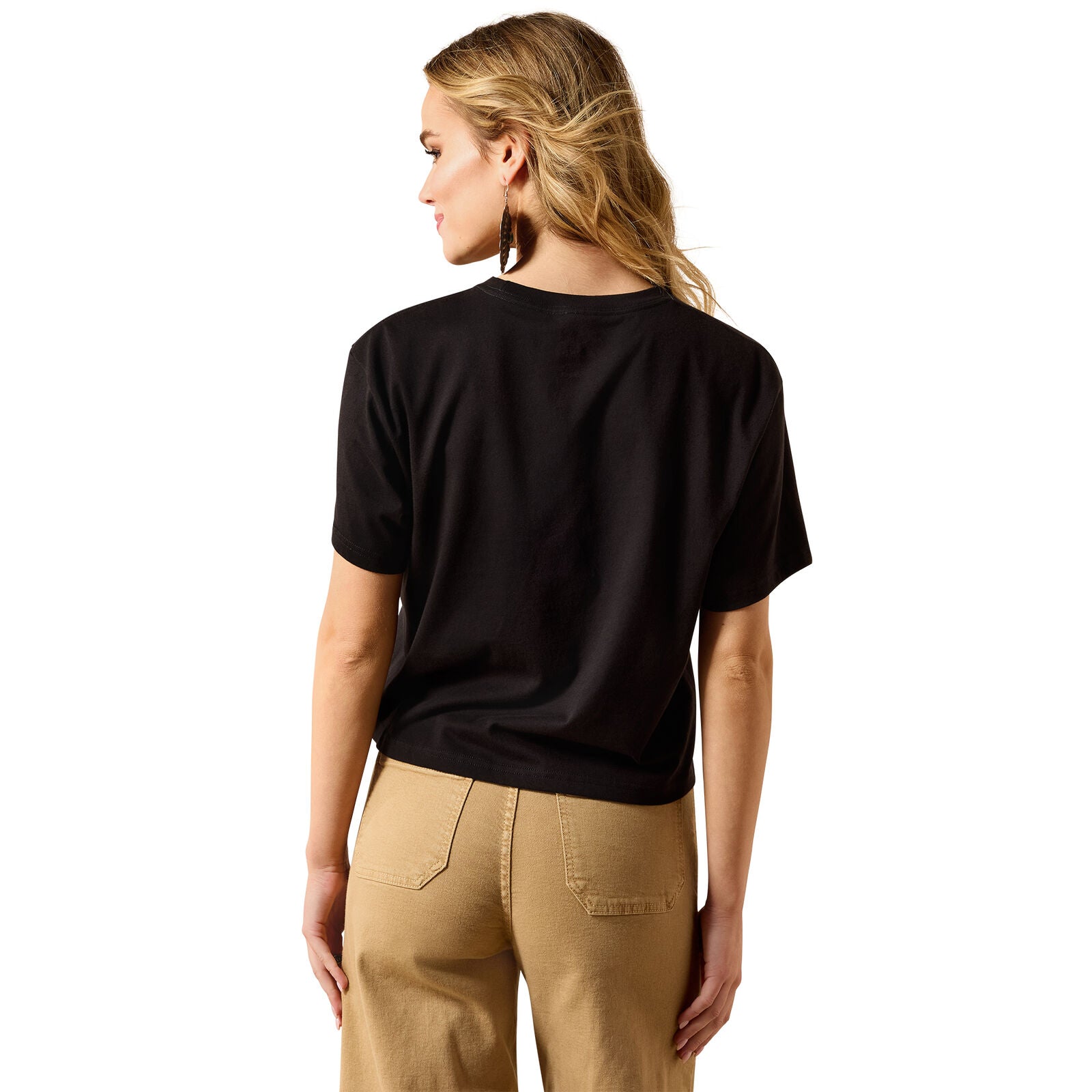 Ariat Womens Cacti Cowboy Hat S/S Tee (10071669) Black