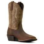 Ariat Mens Sport Outfitter Wide Square Toe Western Boots (10074222) Tan Elephant Print/Driftwood Tan