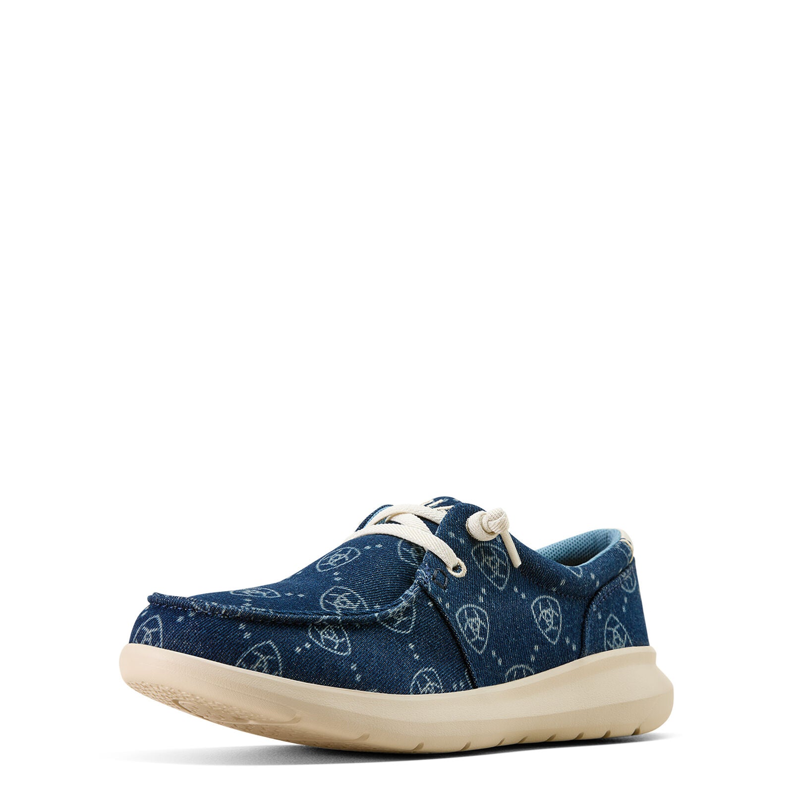Ariat Womens Hilo Shoes (10074321) Denim Logo Print