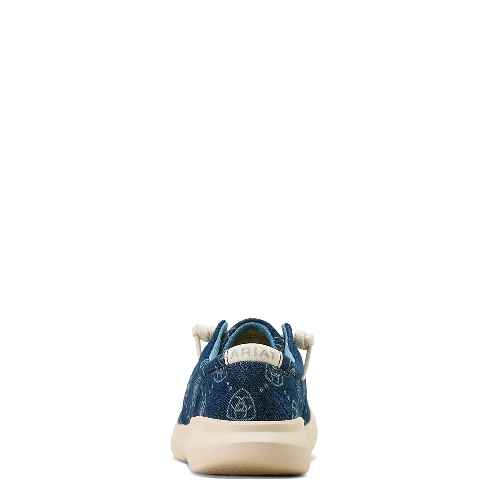 Ariat Womens Hilo Shoes (10074321) Denim Logo Print
