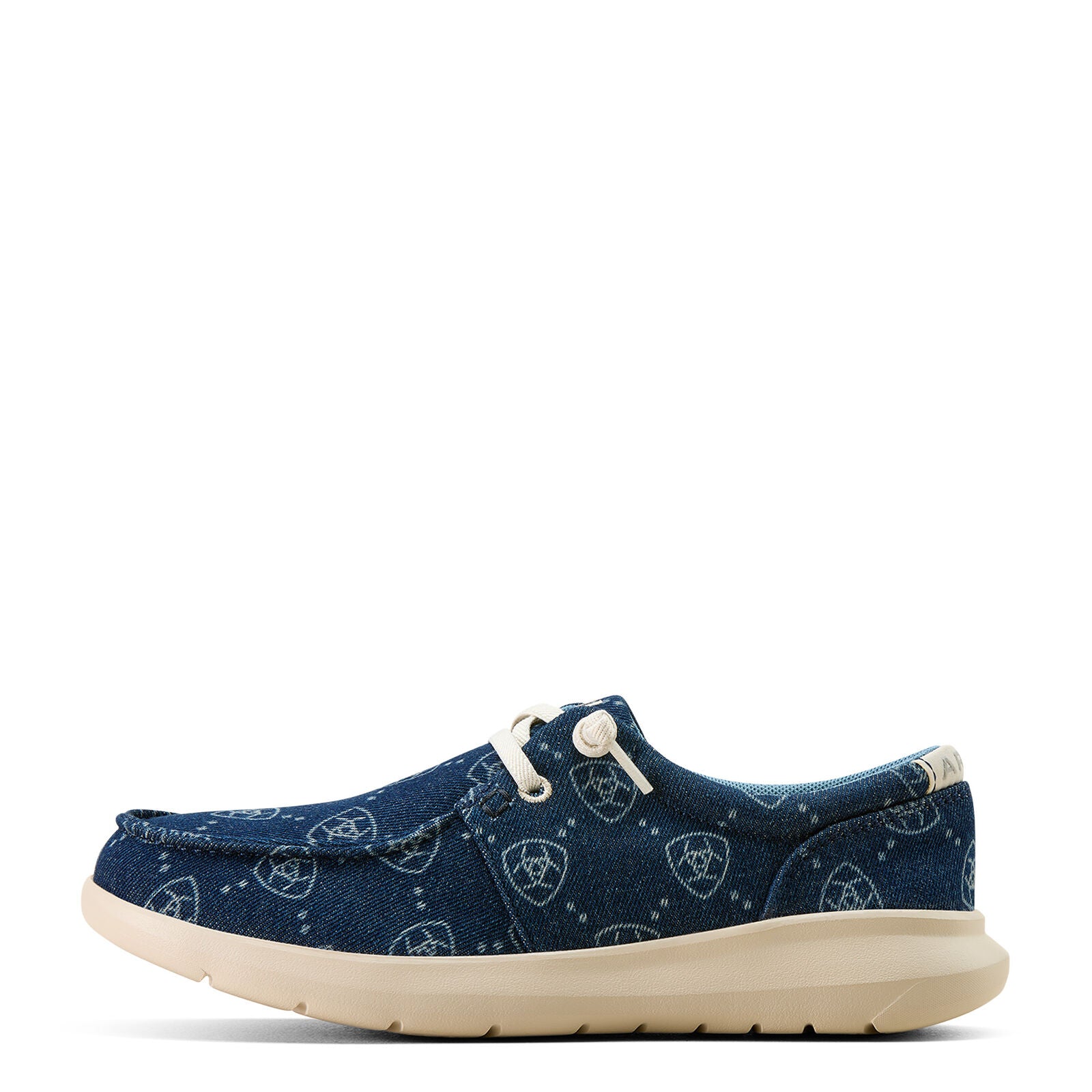 Ariat Womens Hilo Shoes (10074321) Denim Logo Print