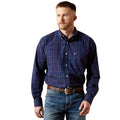 Ariat Mens Wrinkle Free Blaze L/S Shirt (10065809) Navy