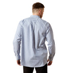 Ariat Mens Wrinkle Free Brett Fitted L/S Shirt (10065804) Grey