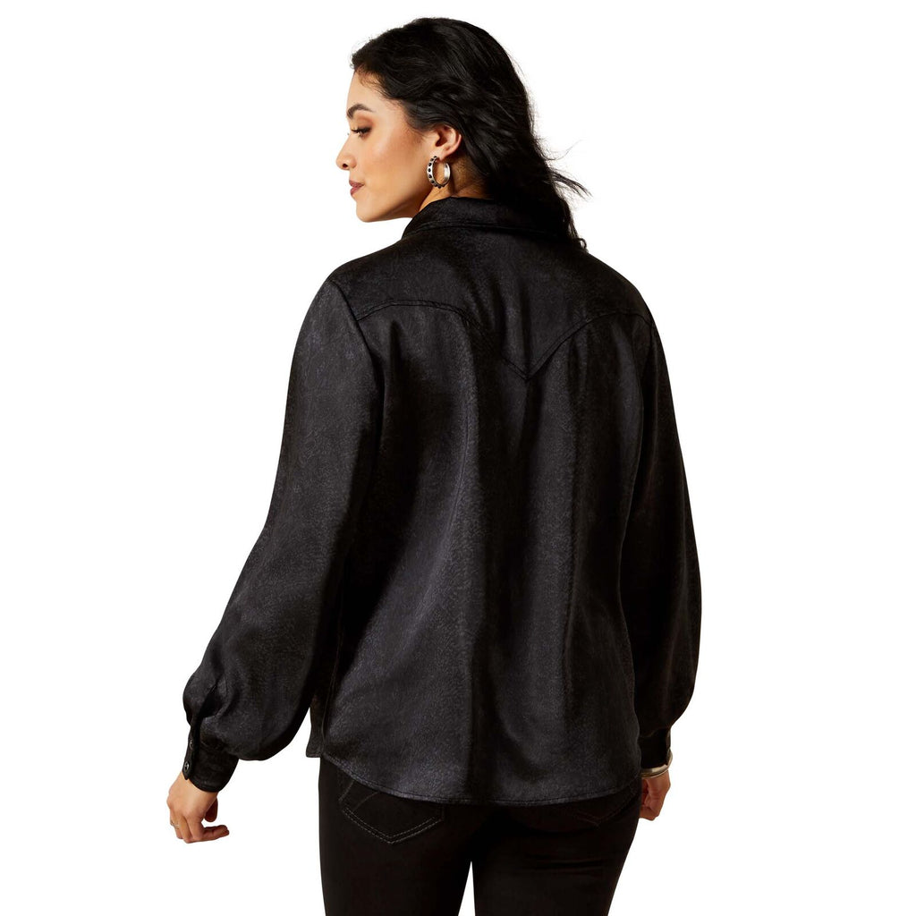 Ariat Womens Jolie Snap L/S Shirt (10065941) Black