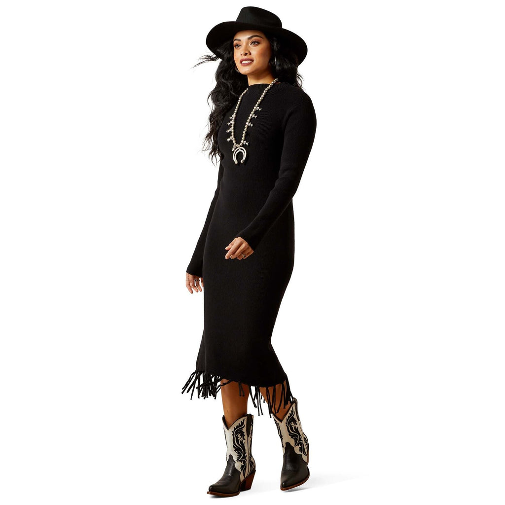 Ariat Womens Alicia Sweater Dress (10065954) Black